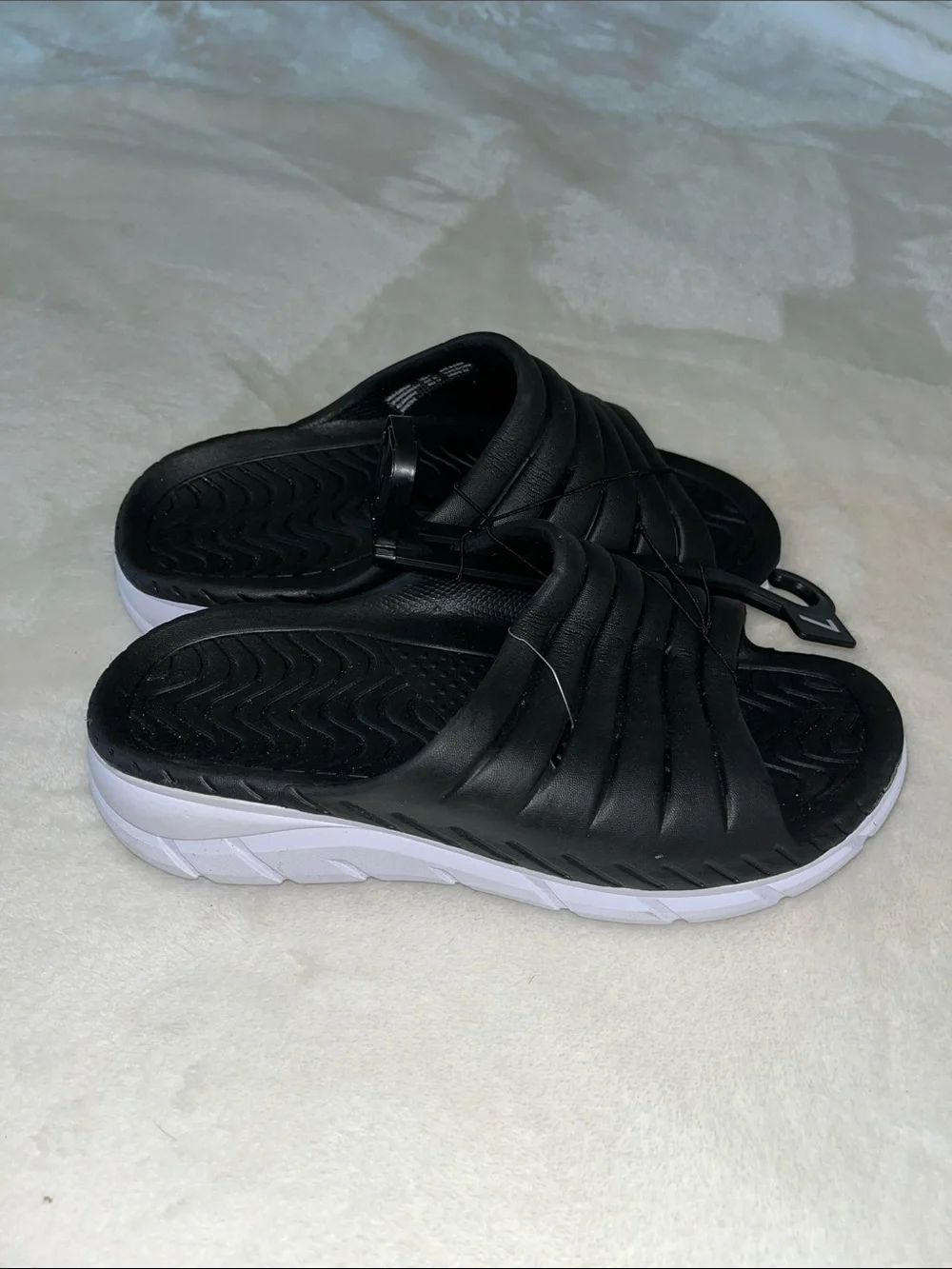 Brand New Avia Men's Black Slide Sandals - Classic Comfort (size 7)